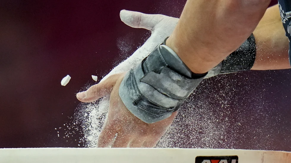 Internationella gymnastikförbundet stoppar deltagare från Ryssland och Belarus. Arkivibld.