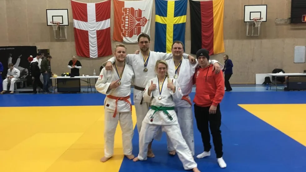 Framgångar. Sex medaljer blev det för Västervik i Helsingborg.