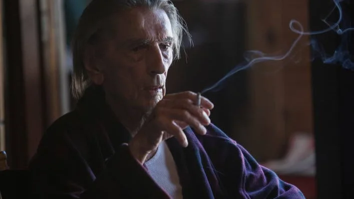 This image released by Magnolia Pictures shows Harry Dean Stanton in a scene from "Lucky." (Magnolia Pictures via AP)