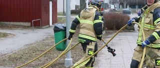 Brandlarmet var torrkokning