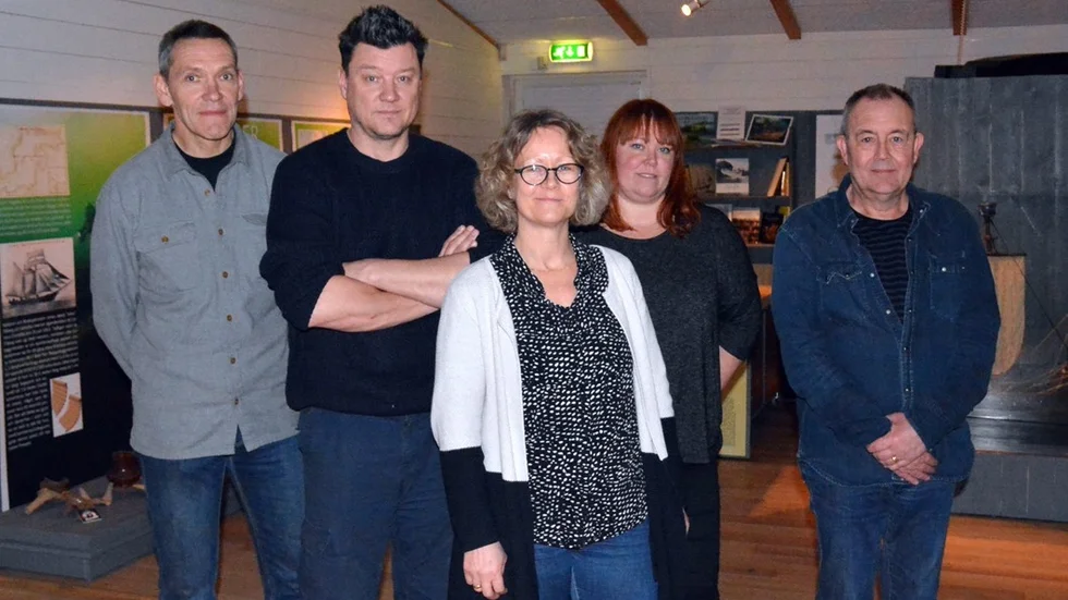 Medverkade gjorde från vänster Johan Rönnby, Joakim Holmlund, Elinor Andrén, Veronica Palm och Thomas Andrén.