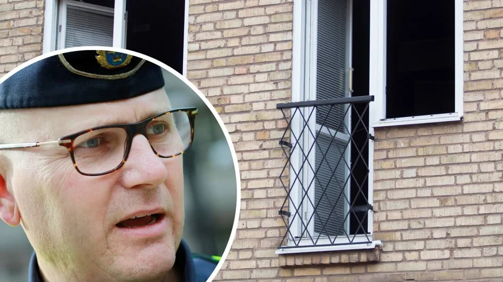 Thomas Agnevik, presstalesperson på polisen i Östergötland, var på tisdagen förtegen om omständigheterna kring branden på Stora torget i Mjölby.