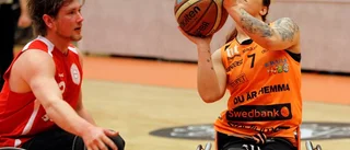 Blågula spelare från Dolphins