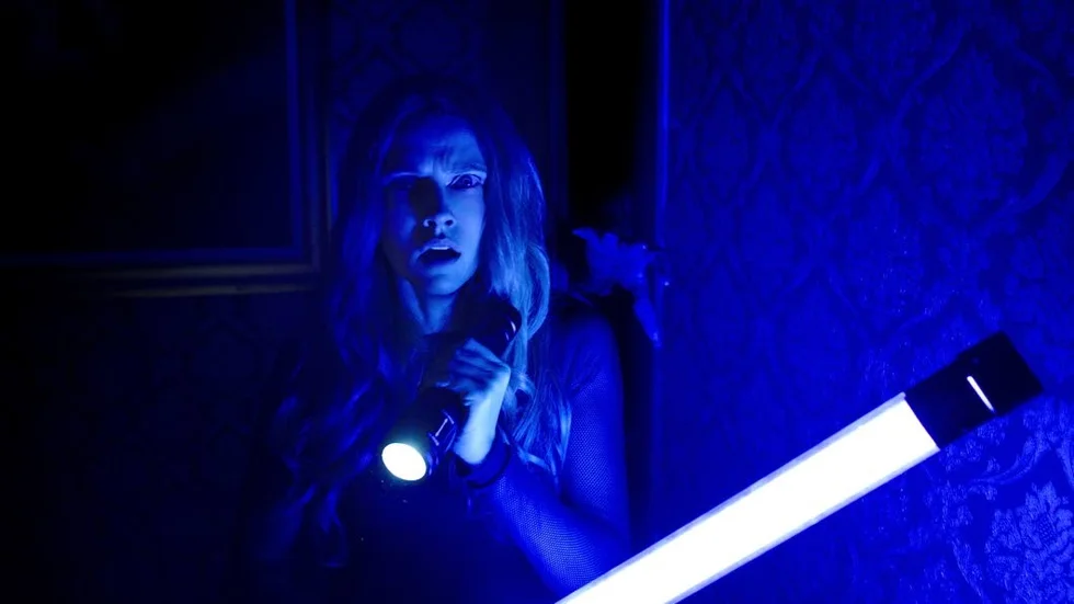 Teresa Palmer som Rebecca i "Lights out".