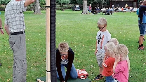 Linda Edlund var duktig på att "Dunka pära".