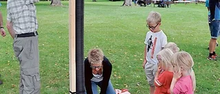 "Dunke pära" på barn- och familjedag