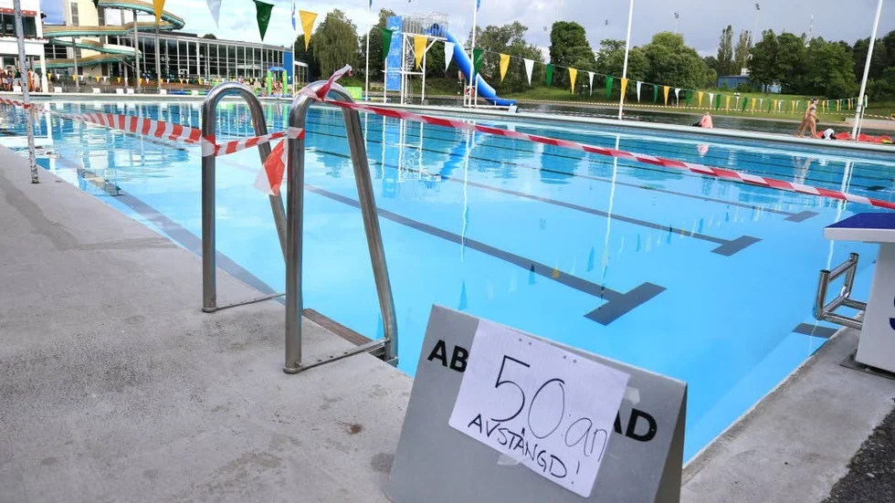 Tinnis 50-metersbassäng är stängd tillsvidare på grund ett tekniskt fel.