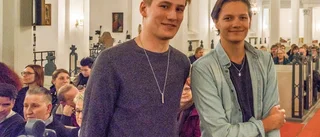 De musikaliska bröderna spelar ihop till USA-resan
