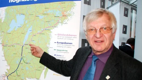 Åk från Stockholm till Hamburg på fyra timmar, vill Gunnar Sibbmark. Foto: Tommy Pettersson