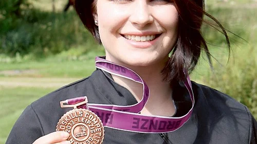 Lovisa Petri har precis tagit brons i yrkes-VM i Tyskland.