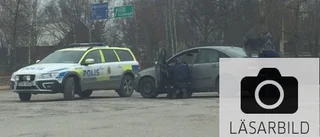 Polisen fick stopp på vinglande bil