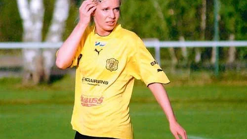 Sara Stridh gjorde tre mål för VIF. Foto: Magnus Strömsten