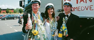 Studenterna fick sol och värme