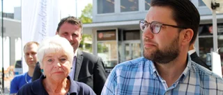 Åkesson (SD) träffade väljarna