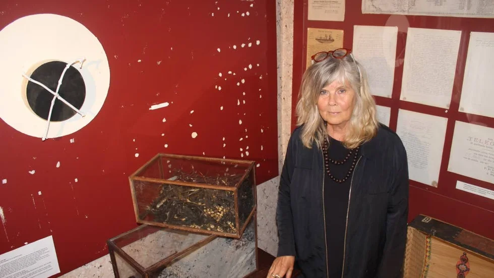 Christina Wassberg ställer ut på Café Columbia.