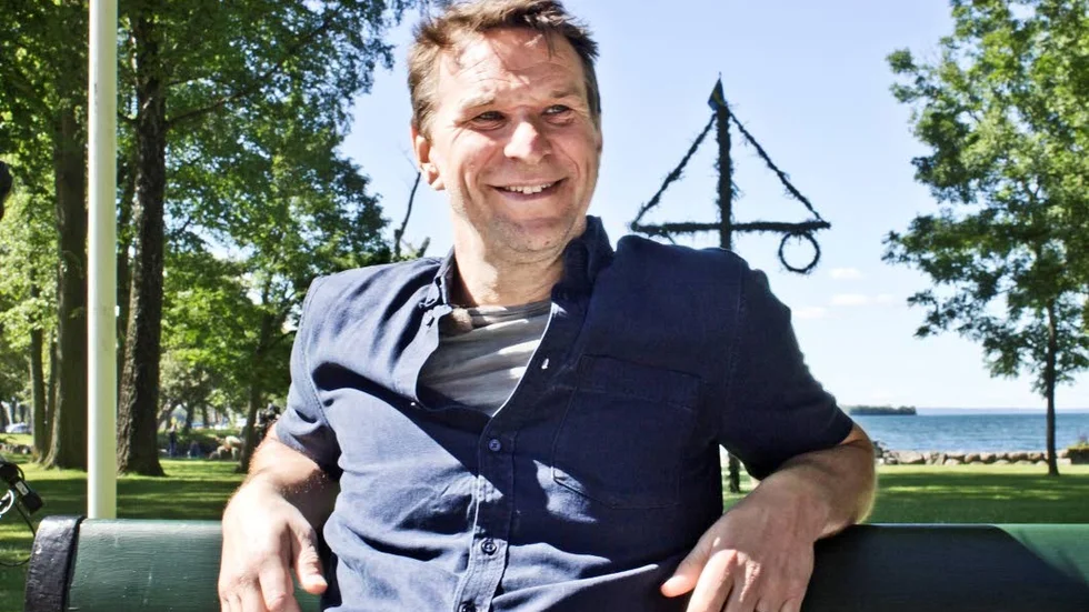 Anders Lundin, programledare, hade några finas dagar i Vadstena.