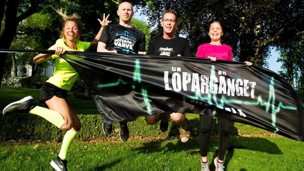 Debutanterna Kinna Karlsson, Fredrik Ericsson, Rikard Hanning och Sandra Wirdby uppnådde sina mål i Göteborgsvarvet.