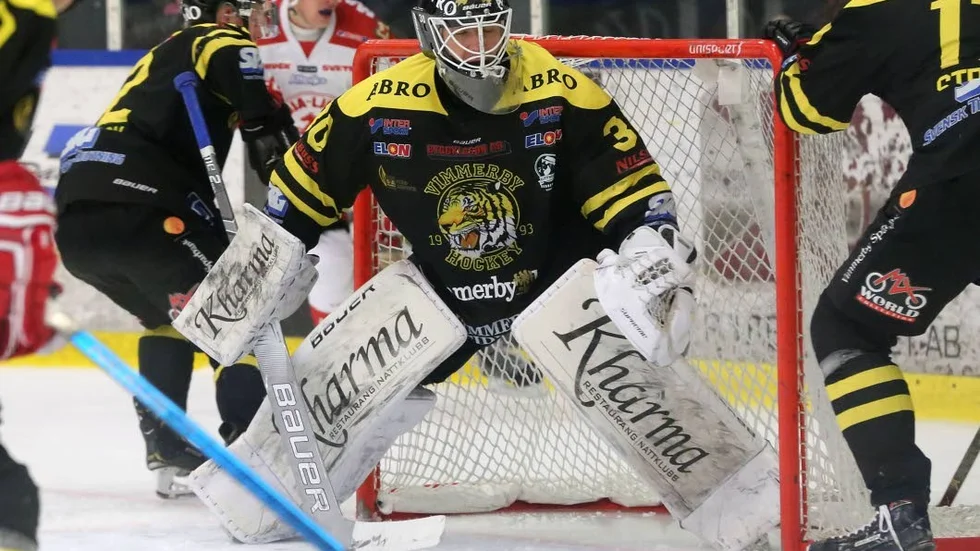 En jätte i målet. Tomas Rydén kan blicka tillbaka på en fantastisk säsong.