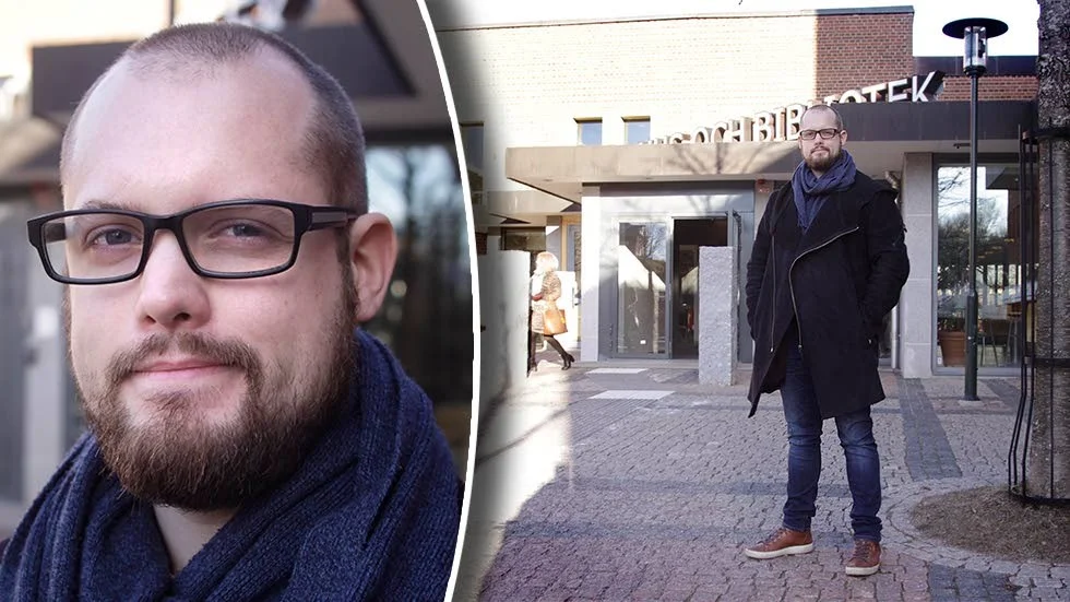 Christoffer Sjögren (MP) är ny i fullmäktige, orförande för lokalavdelningen av Miljöpartiet och sitter i ks som en del av fempartimajoriteten.