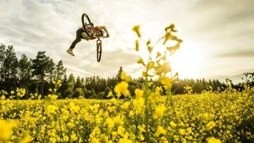 TILL DUNTIS. Martin Söderström är en av de spektakulära världsstjärnorna som visar upp sig under Vättern Bike Games.