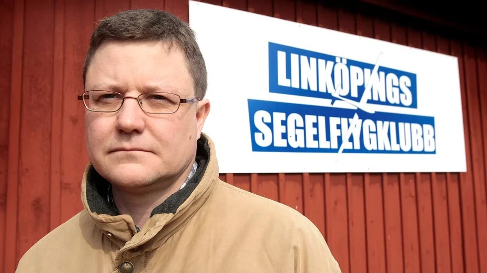 Jonas Lövgren i Linköpings segelflygklubb tycker det var viktigast att ingen blev skadad i tisdagskvällens incident.