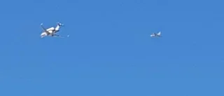 BILDEN: Här lyfter Saabs nya flygplan