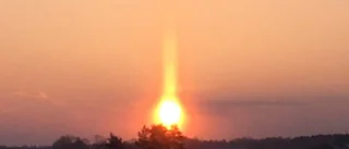 Eldpelare i gryningen var en halo