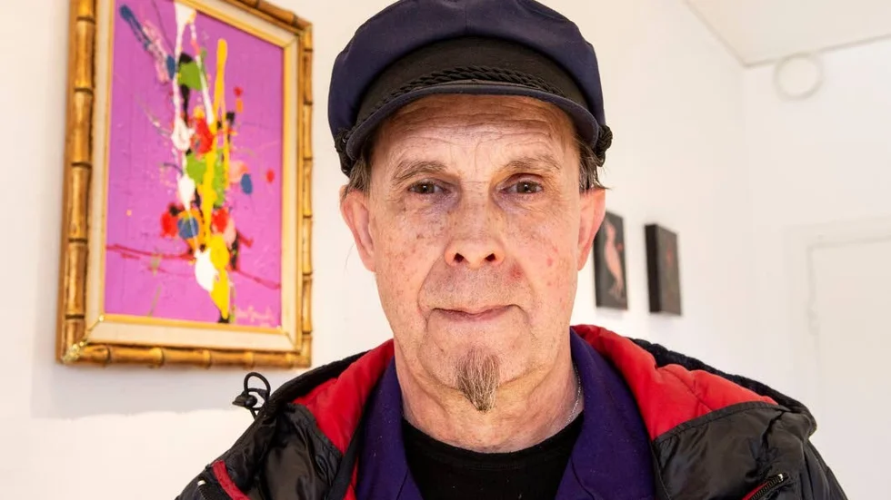 "Jag fyller 65 år i sommar och jag målar, det är vad jag gör" säger Peter Grandin inför dagens vernissage