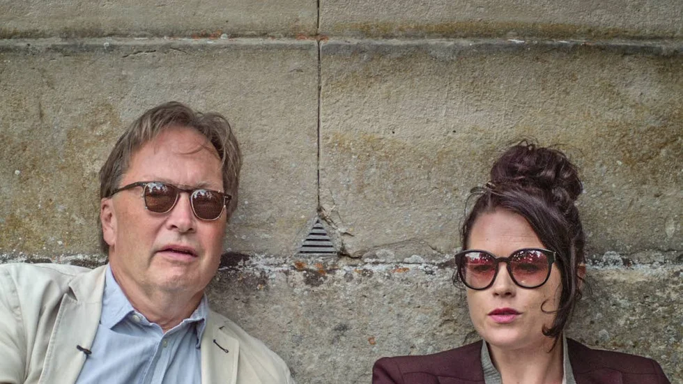 Horace Engdahl och Liv Strömquist.
