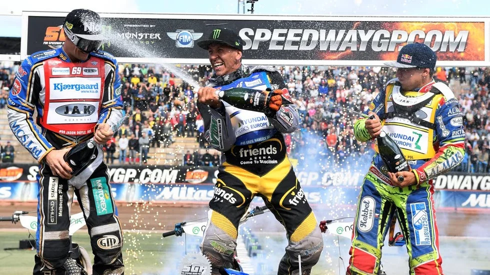 Seger. Blev det för Greg Hancock i Målilla. Han ser gärna att han får kliva högst upp på pallen efter helgens GP-tävling i Gorzow.