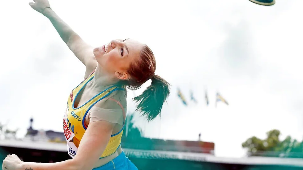 Maifs Anna Karlsson vann silvret på SM i Sollentuna.