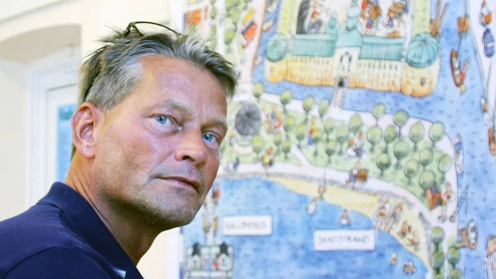 Mats Manfredson gläds åt att Vadstena har klättrat, men vill att företagsklimatet ska bli bättre.
