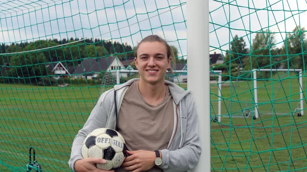 Roligt igen. Efter några tunga år i Tjust IF tycker Oscar Berglund det är roligt med fotbollen igen i Edsbruks IF.