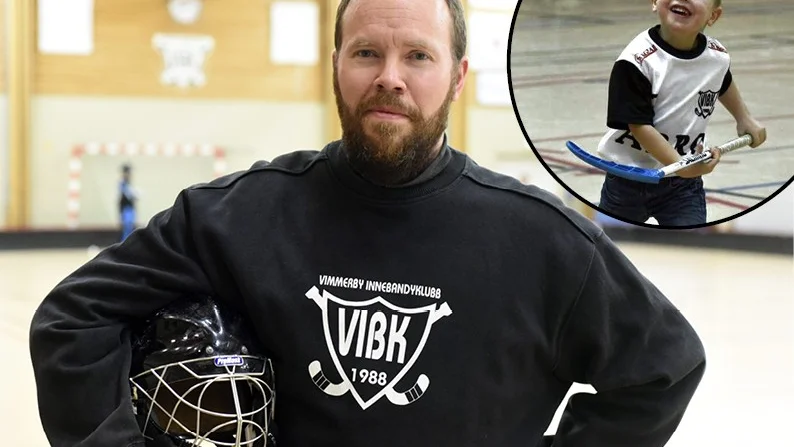 Den främsta anledningen till att Patrik Karlsson har gjort comeback är som sagt att han ville att hans tre barn, Hilma, Ellie och Algot (bilden i hörnet), skulle få se honom spela i VIBK.