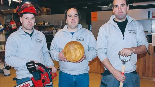 Tre bröder. Rikard, Mattias och Henrik har nu öppnat upp dörrarna till sin nya butik.