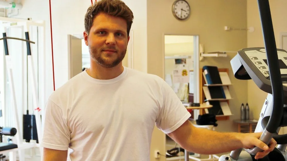 Johan Sleman, leg Fysioterapeut på Tjust Rehab.
