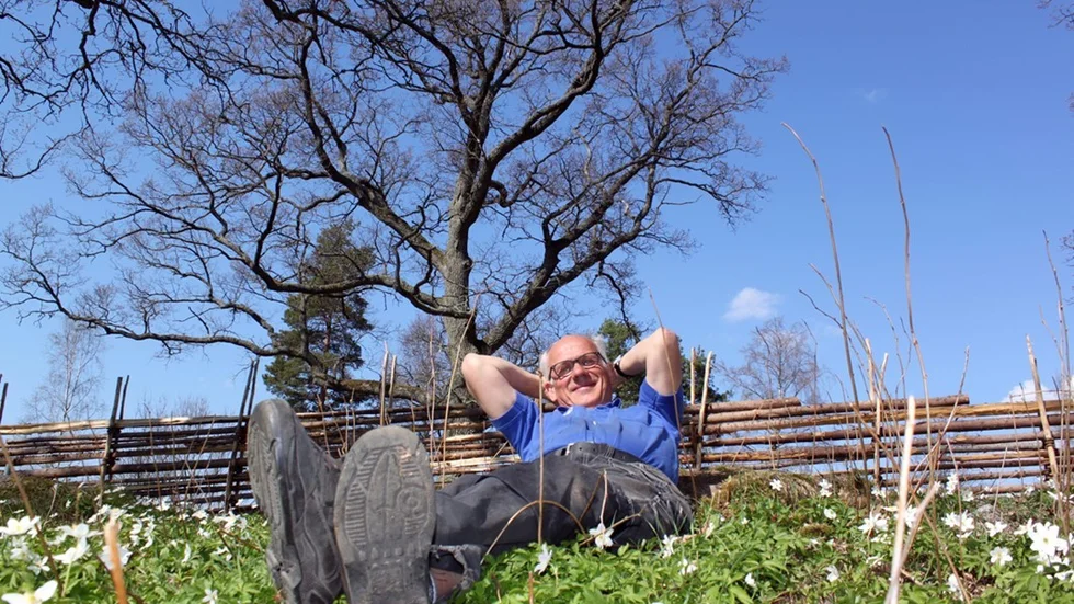 Trädgårdsmästaren Dale Karlsson. Foto: Arkiv