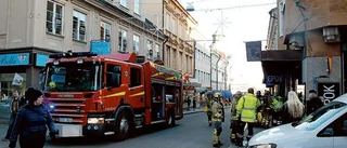 Butiksbrand i Linköping