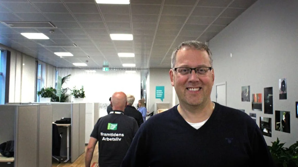 Försökskaninen. Niklas Magnusson driver enmansföretatet Ma Plast AB. Han testar Vallastadens co-working space, men hittills har han bara använt skrivbordet.