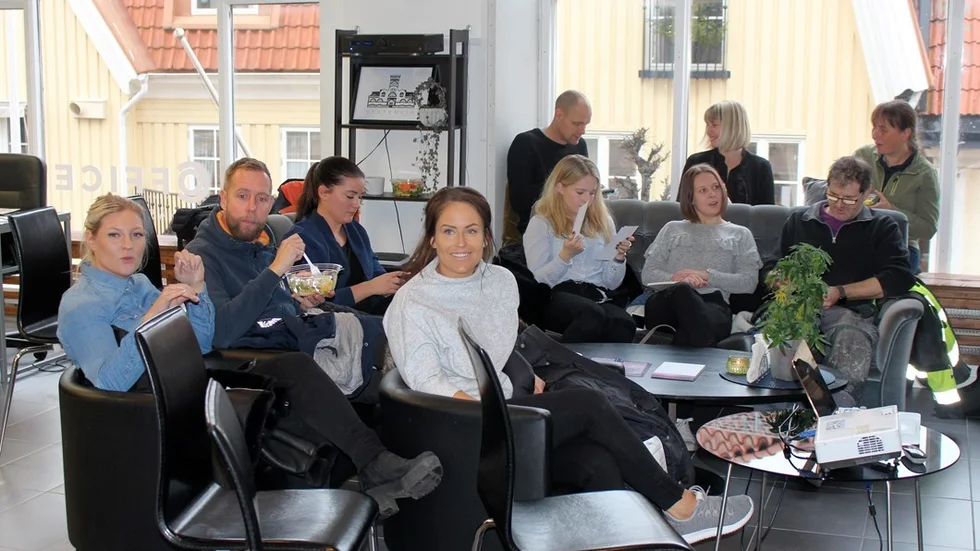 Coffice blev snabbt fullsatt av personer som ville ta del av föreläsningen.