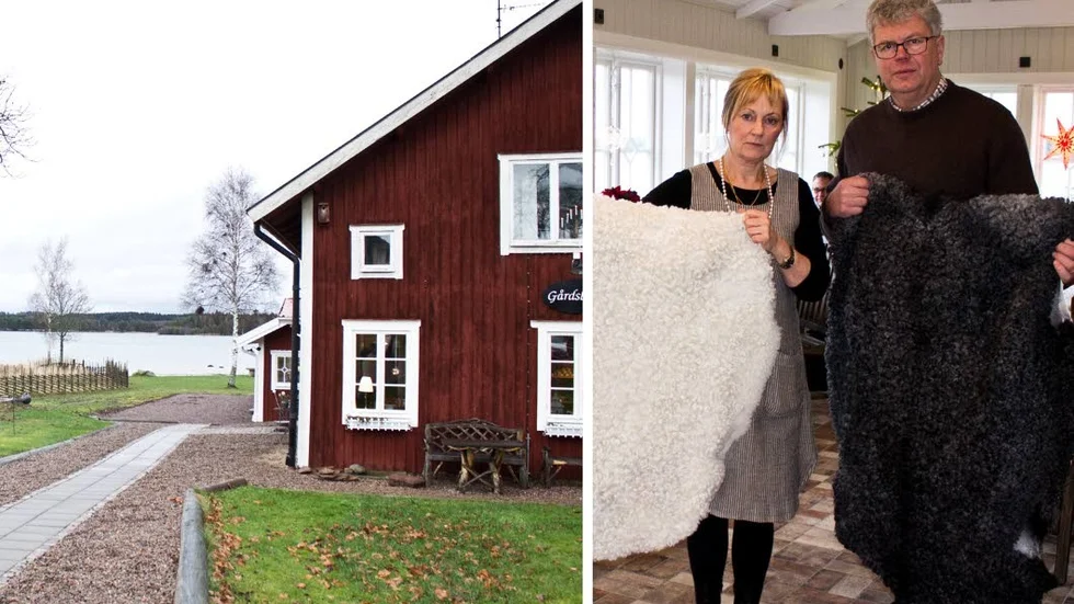 På en udde utanför Lemunda ligger Näs gårdsbutik med utsikt över Vättern. Nu finns det även ett café på plats!