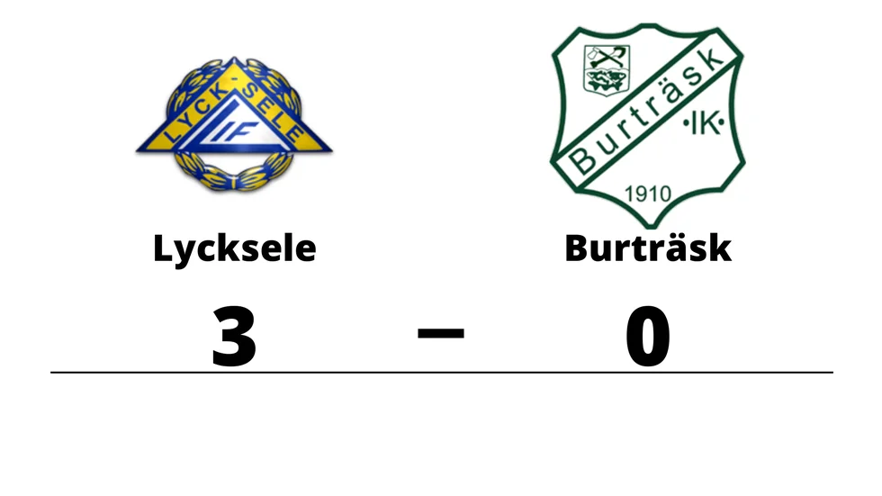 Lycksele IF 2 vann mot Burträsk IK