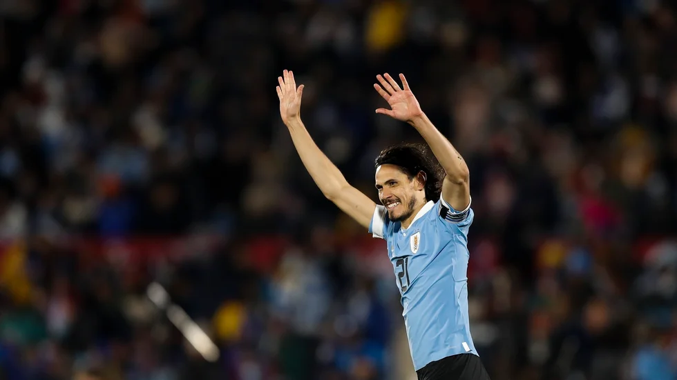 Edinson Cavani är Valencias nye anfallare. Arkivbild.