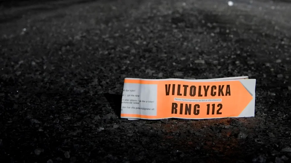 Olyckan inträffade mellan Gamleby och Hallingeberg.