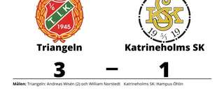 Triangeln segrare hemma mot Katrineholms SK