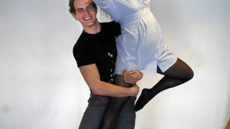 Danseleverna Richard Nilsson och Emilia Sundberg satsar på dansen.Foto: Anders Steiner