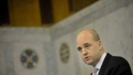 I slutrepliken ger Björn Brändewall statsminister Reinfeldt en eloge.   Foto: Scanpix