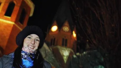 Amanda Bergstén är Västerviks lucia 2008.