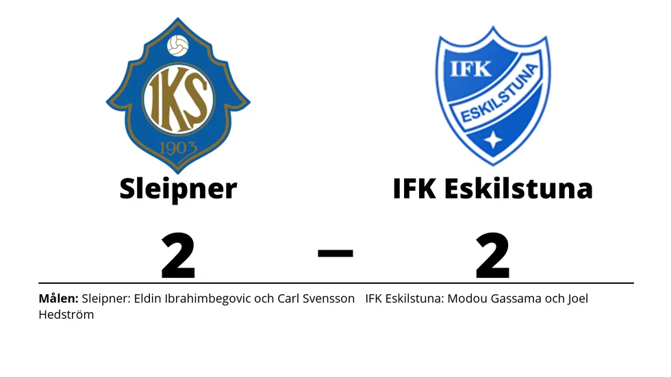 IK Sleipner spelade lika mot IFK Eskilstuna