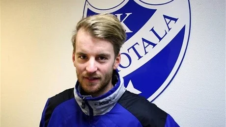 Nye målvakten Jacob Claesson gjorde sin första träning med IFK Motala på måndagen.